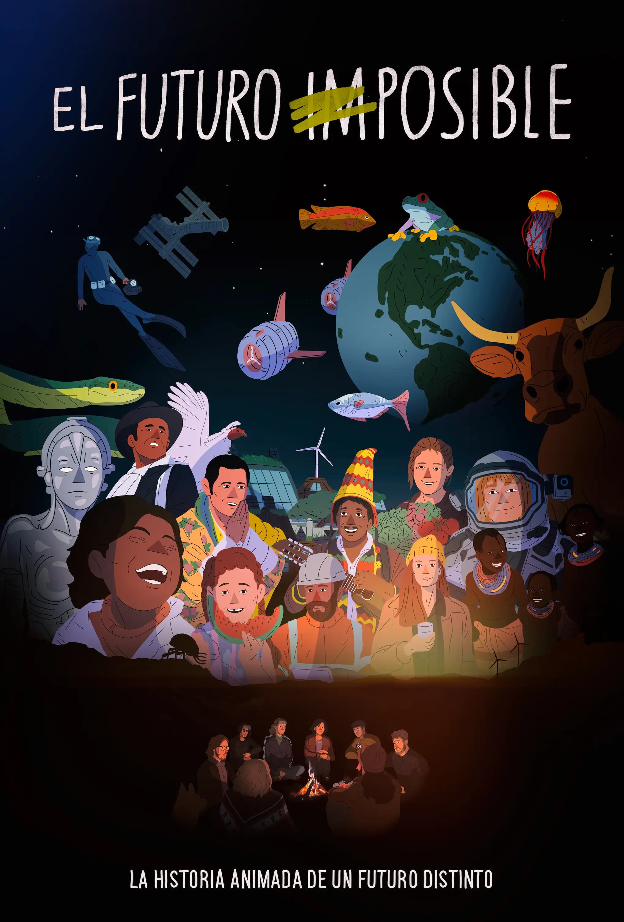 Póster de la serie animada El Futuro Imposible